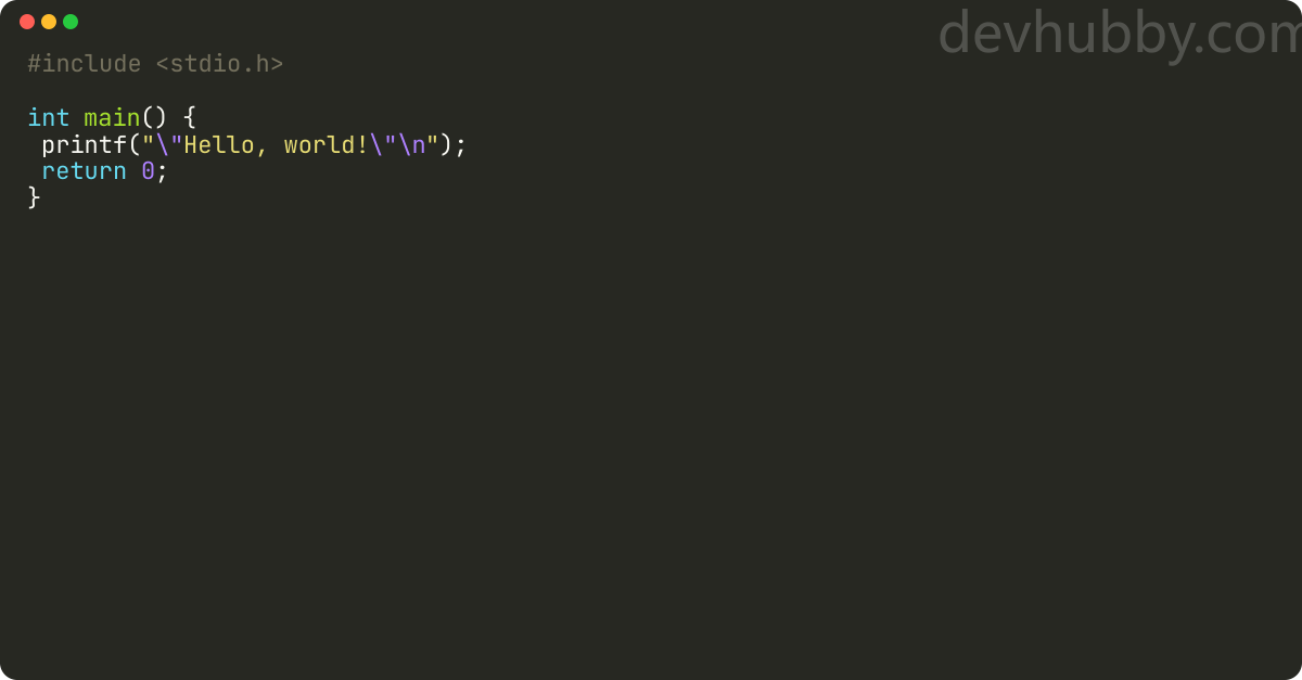 How to print quotation marks in C?