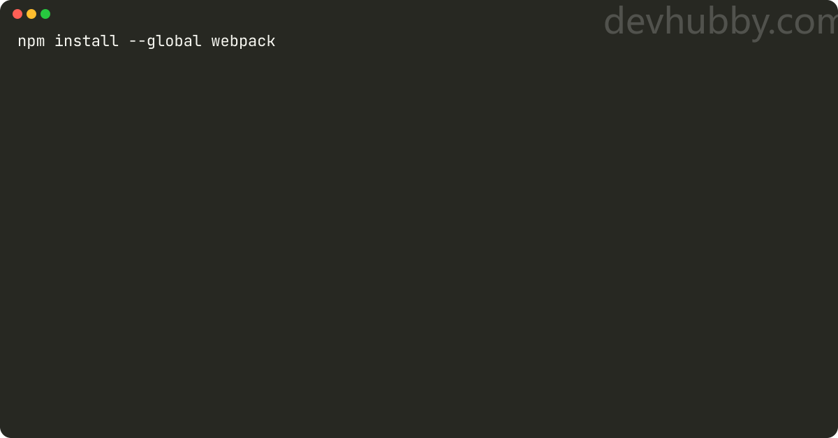 How to install pack globally?