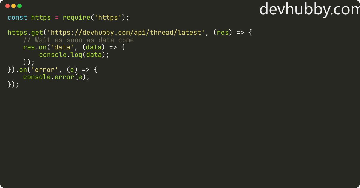 How to wait until a request is complete in Node.js?