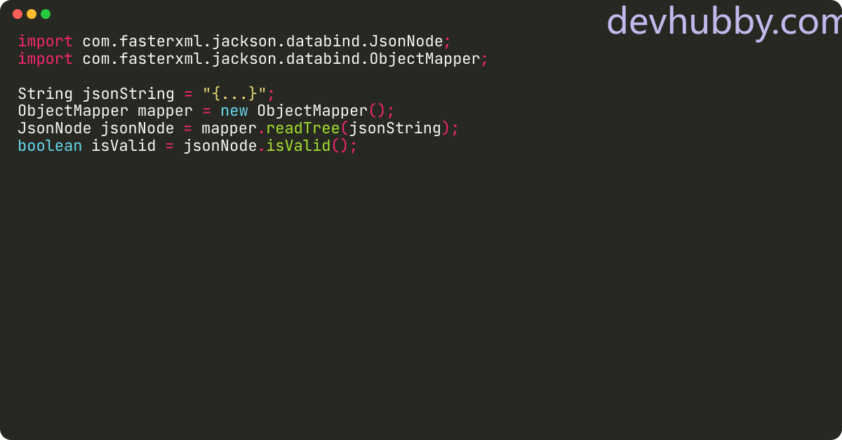 How to validate a JSON in Java?