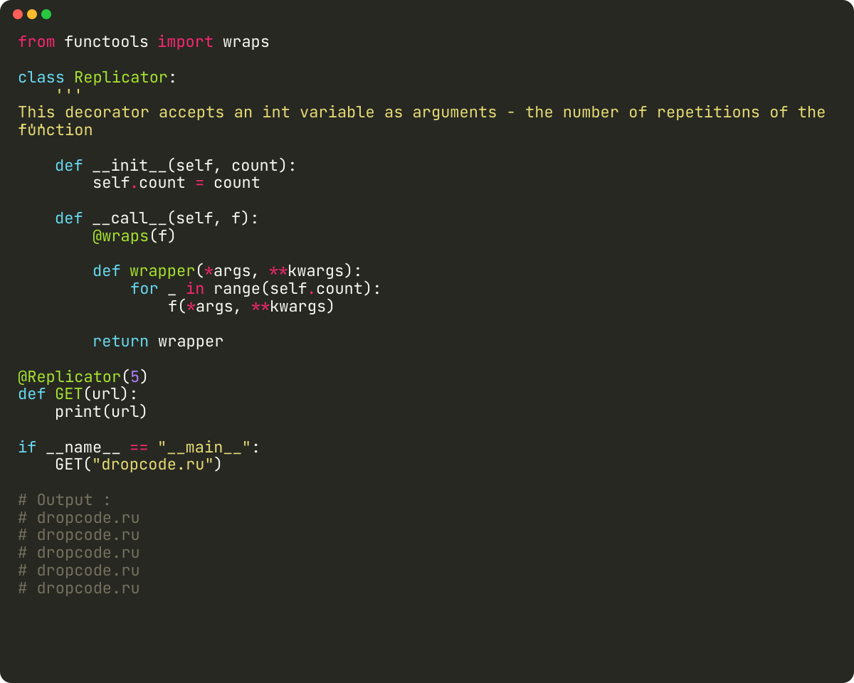 How to create decorator class in Python?