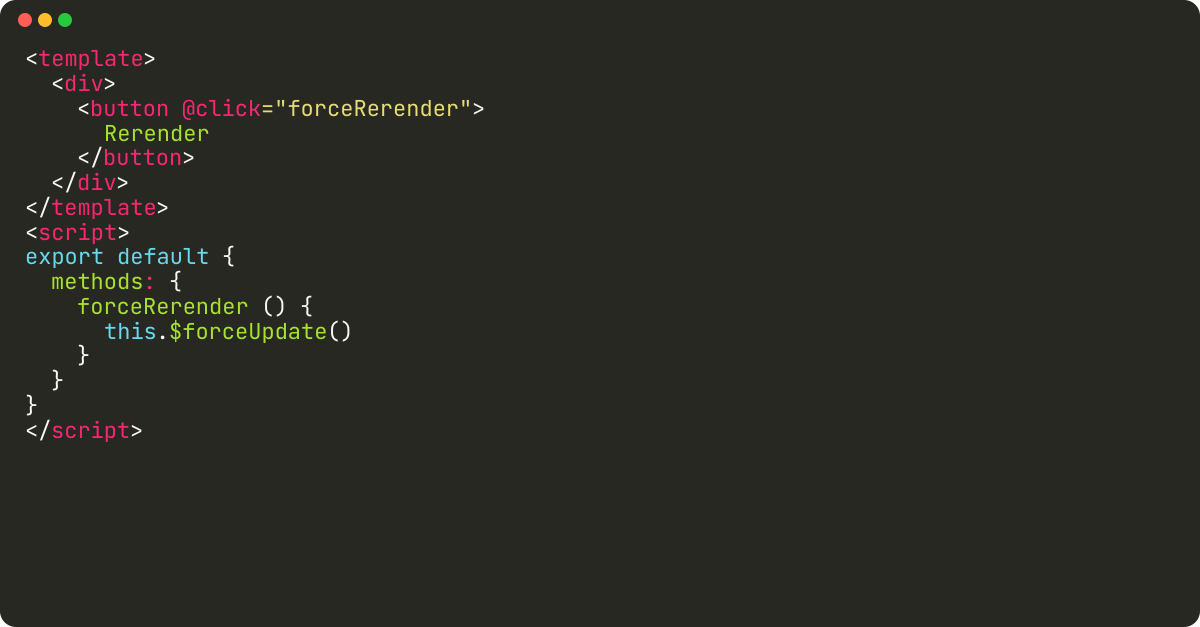 How to force rerender a component in Vue.js?
