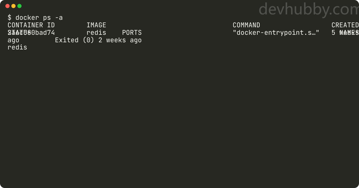 How to remove a container by name in docker?