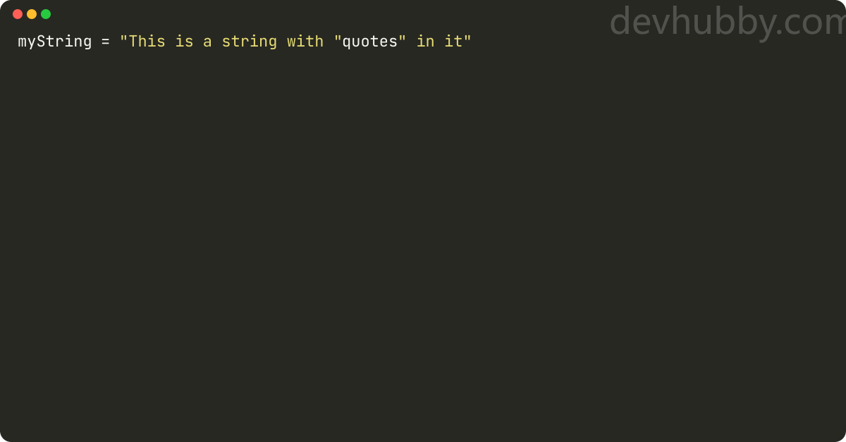 how-do-you-put-quotes-in-a-string-in-vbscript