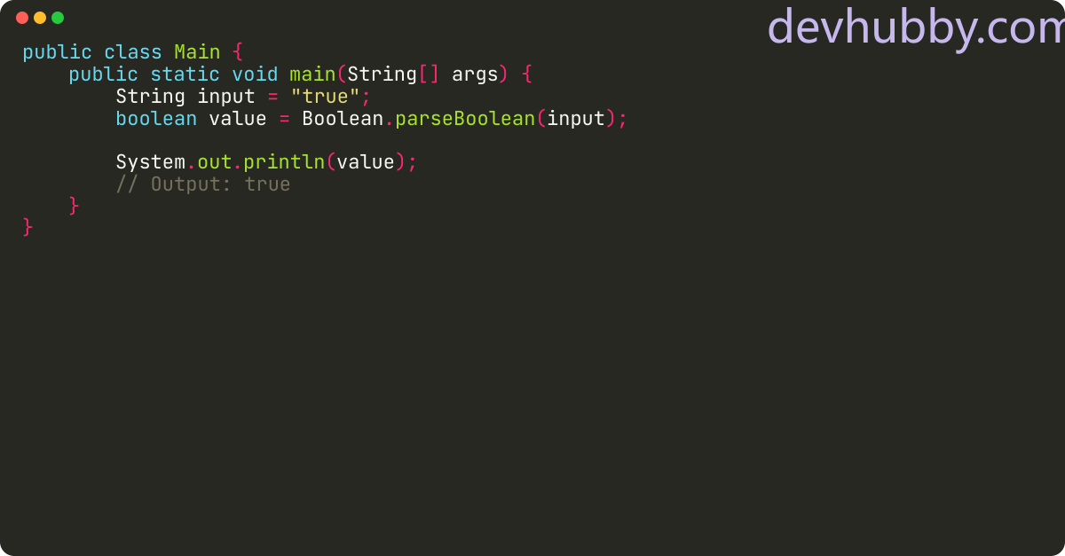 How to validate a boolean in Java?