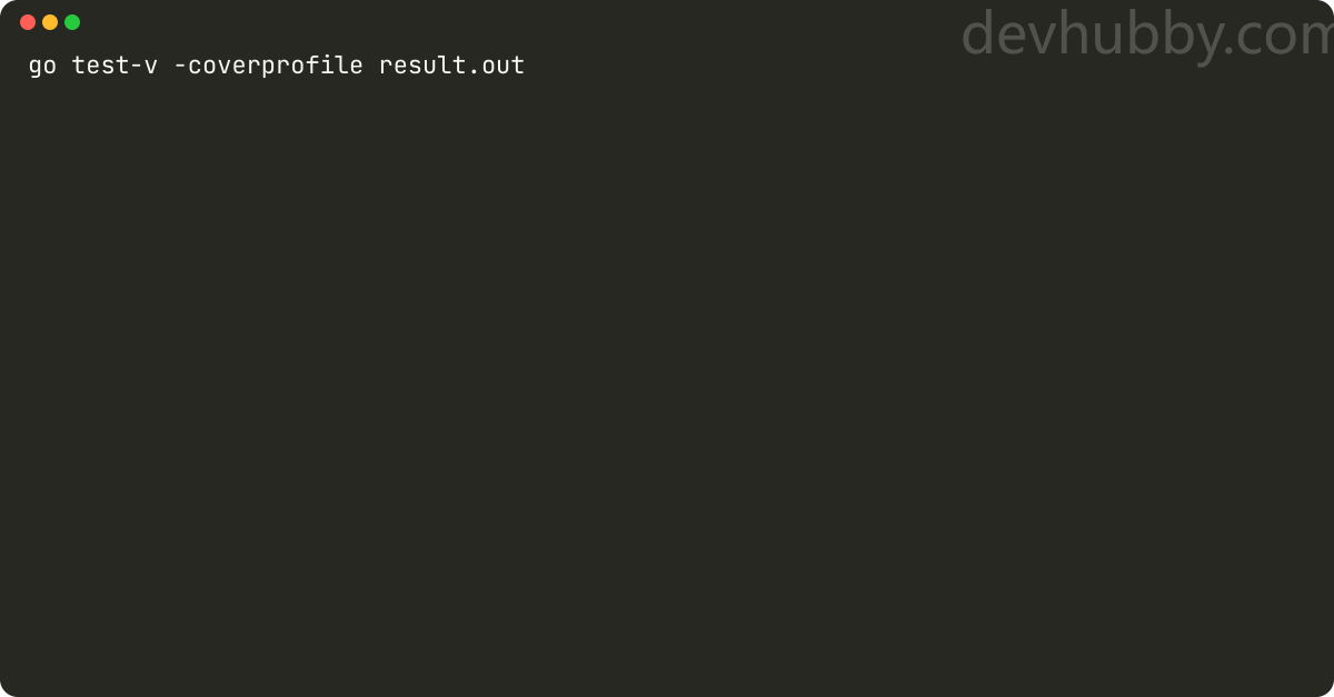 How to show and measure test coverage in Golang?