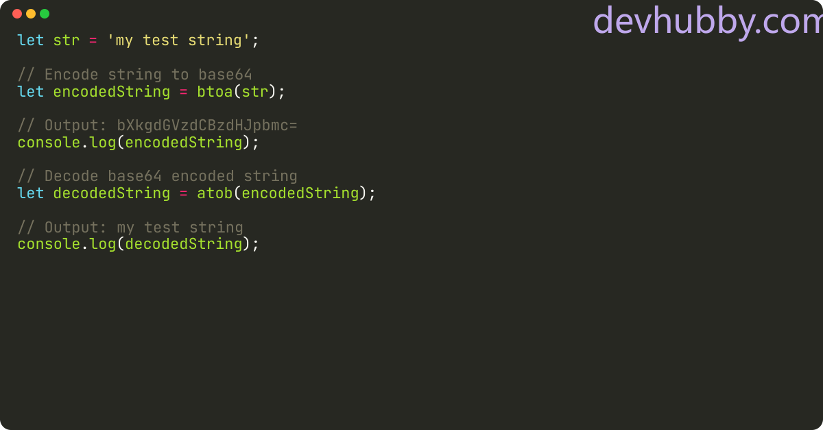 How to encode base64 in Javascript?