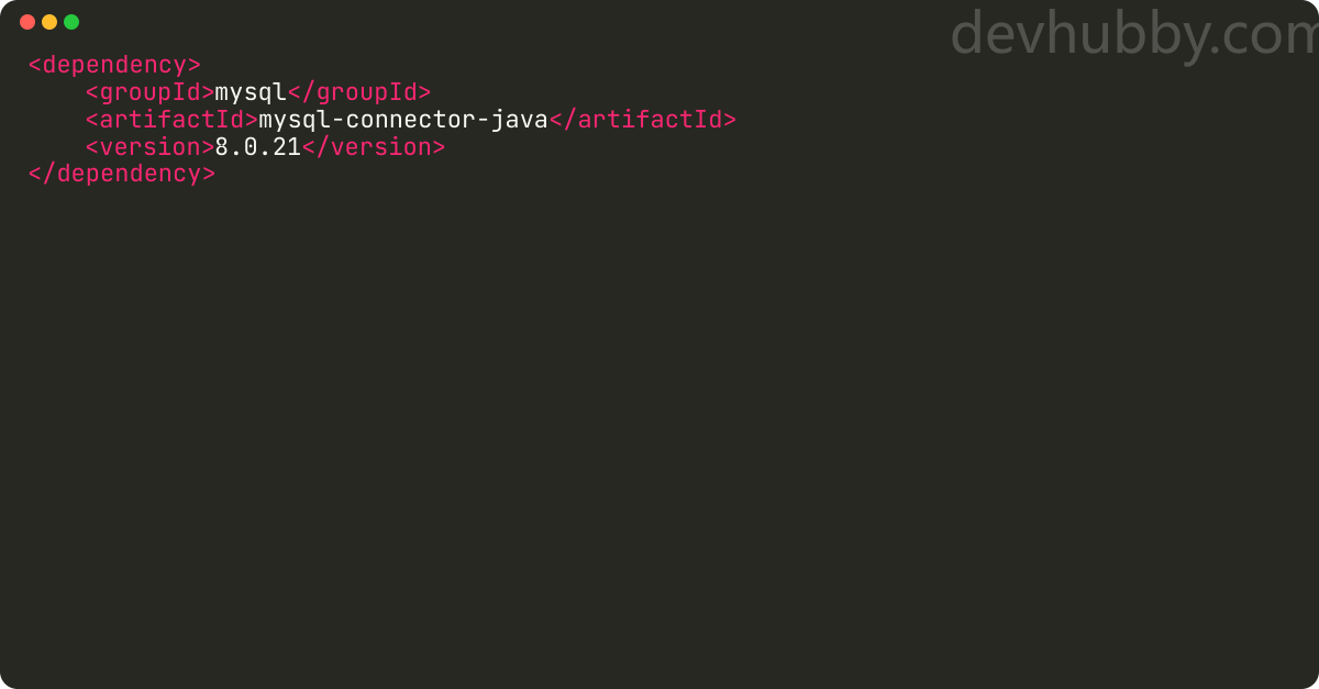 How to connect to mysql in spring boot 