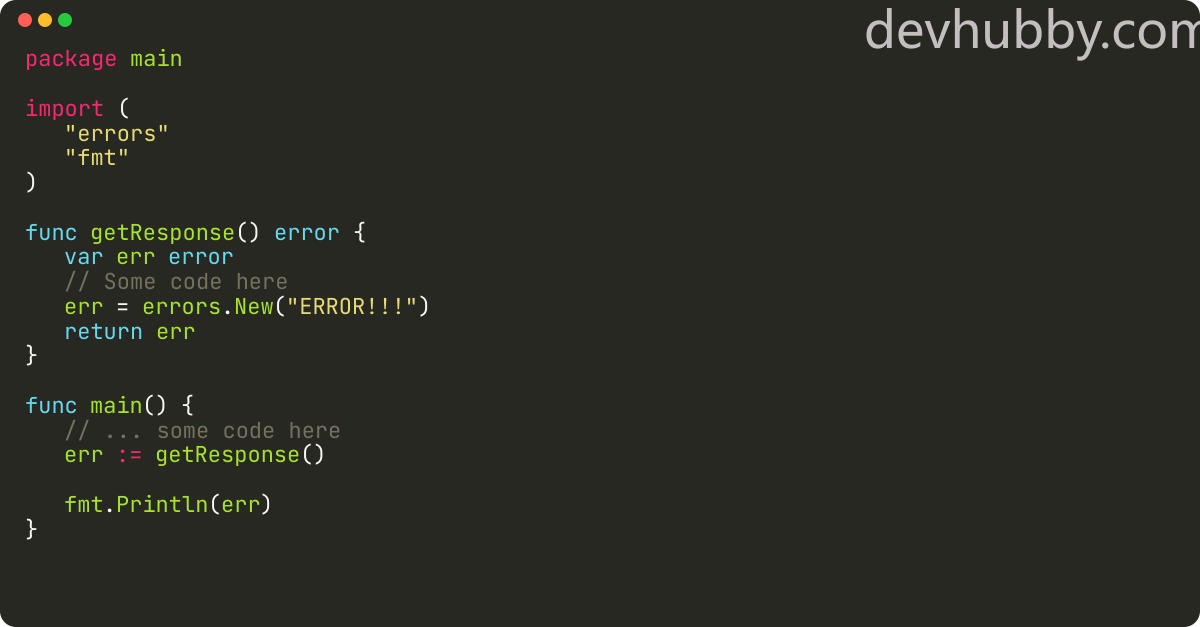 How to fix "error strings should not be capitalized or end with