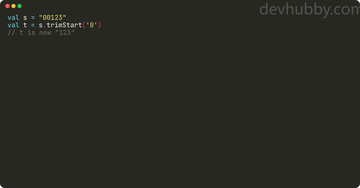 How to remove leading zeros in Scala?