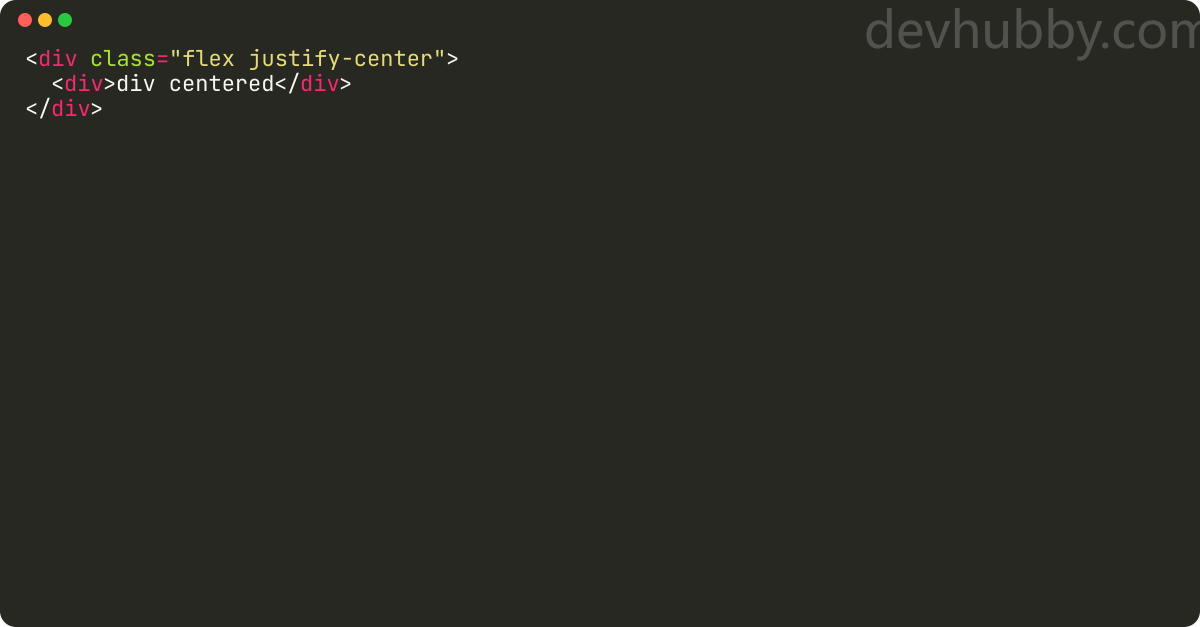 How to center a div in Tailwind css?