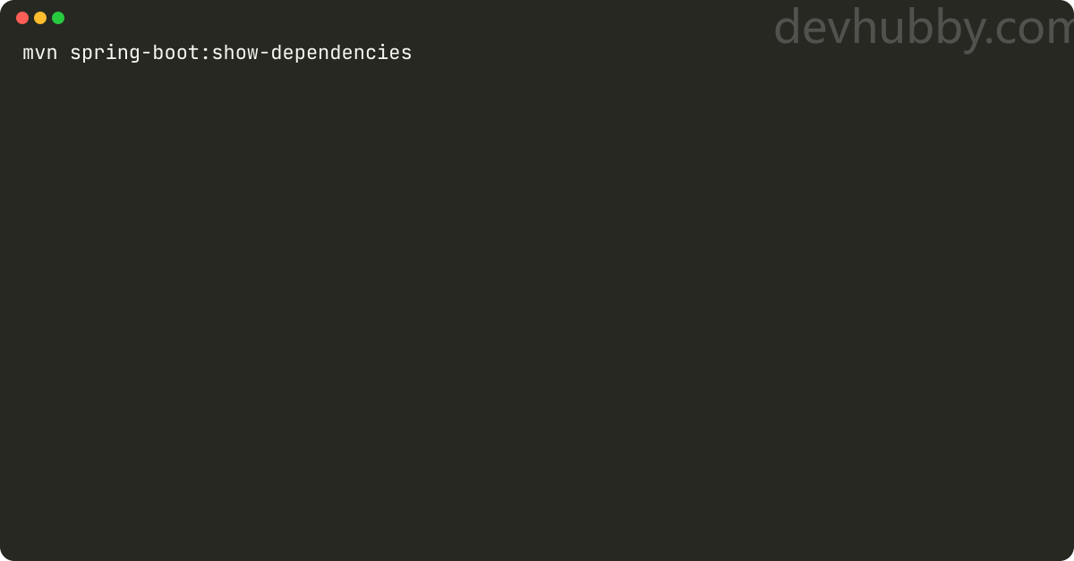 How to check Spring Boot version?