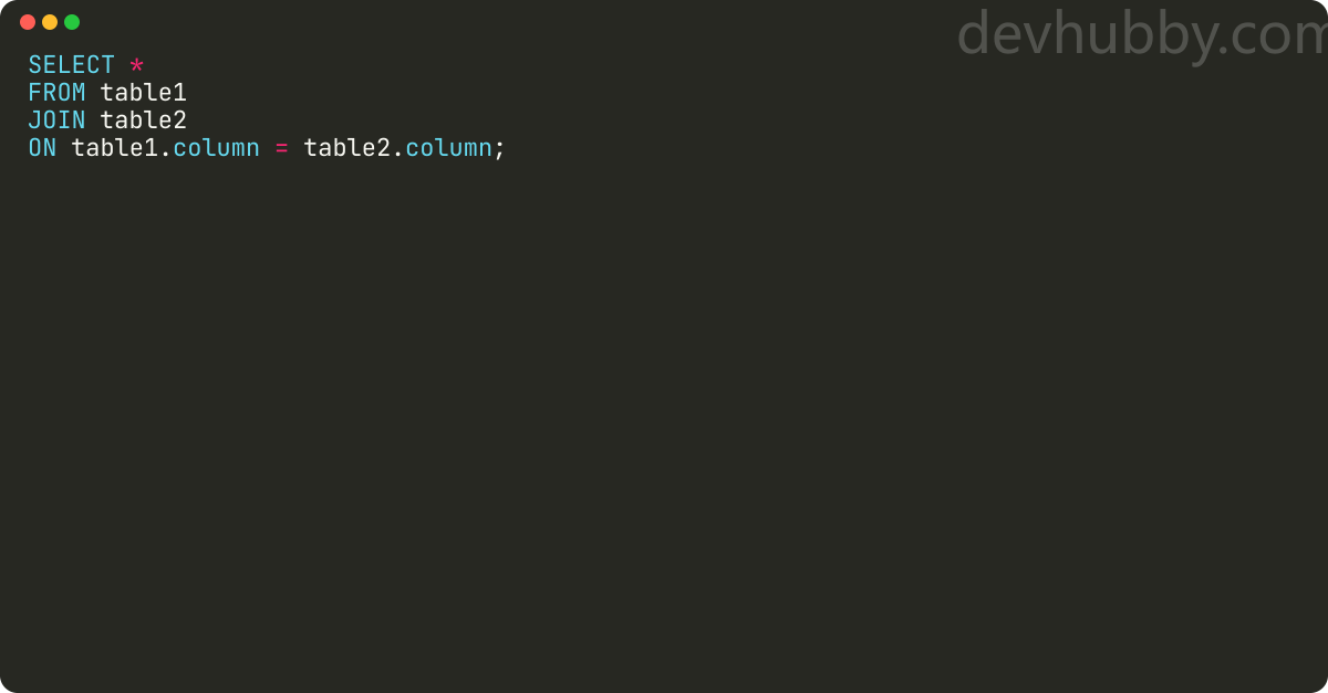 How to join two tables in Netezza?