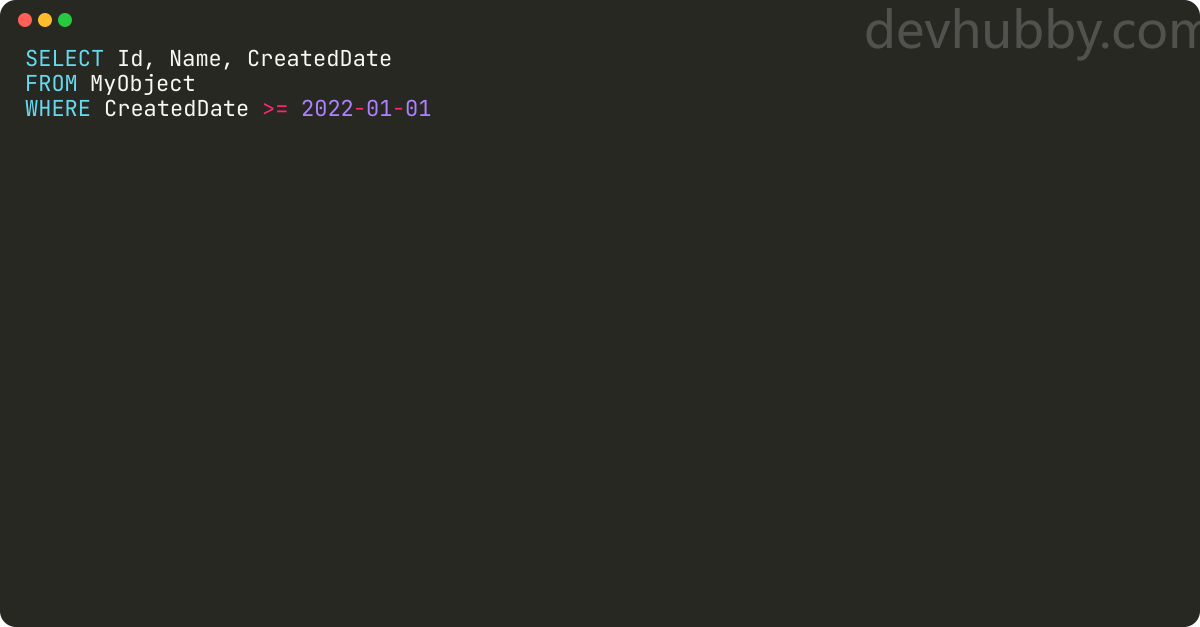 How to compare dates in SOQL?