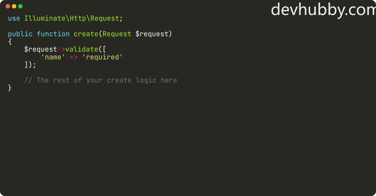 How to add a rule to usercreate in laravel?