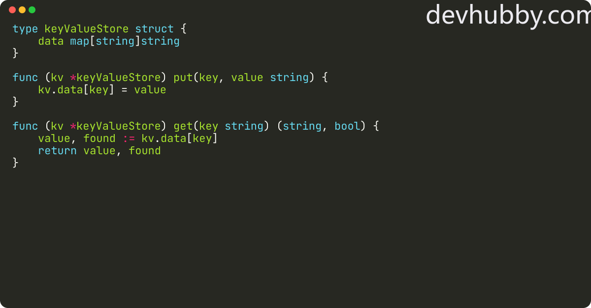 How to implement an efficient in memory keyvalue store in Golang