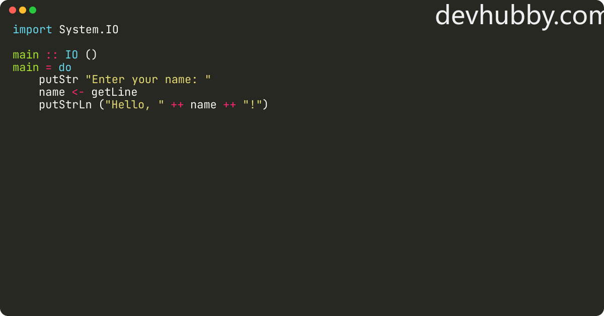 How to receive device or system input in haskell?