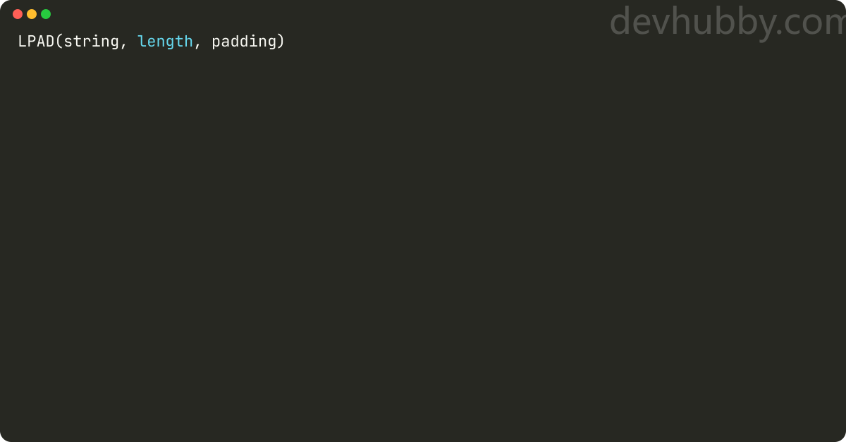 How to add leading zeros in Netezza?